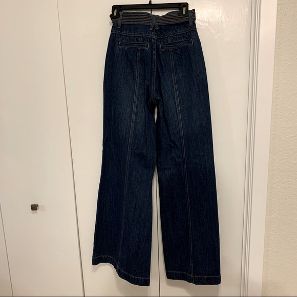 Gianni Bini Blue Jean High Rise Denim Flares - Picture 4 of 7